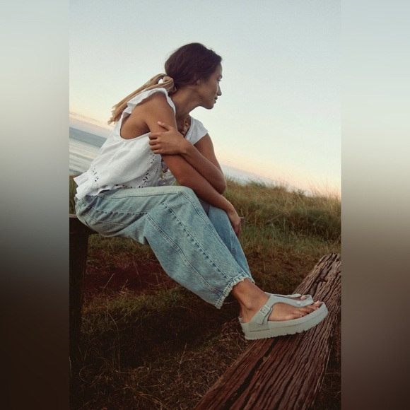 Birkenstock Gizeh Flex Platform Leather Sandals Size 9 NEW - Picture 10 of 15